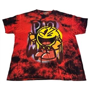 Vibrant Red and Black Kids Graphic Tee